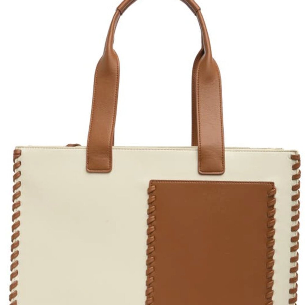 BCBG Women's Whipstitch Tote Bag